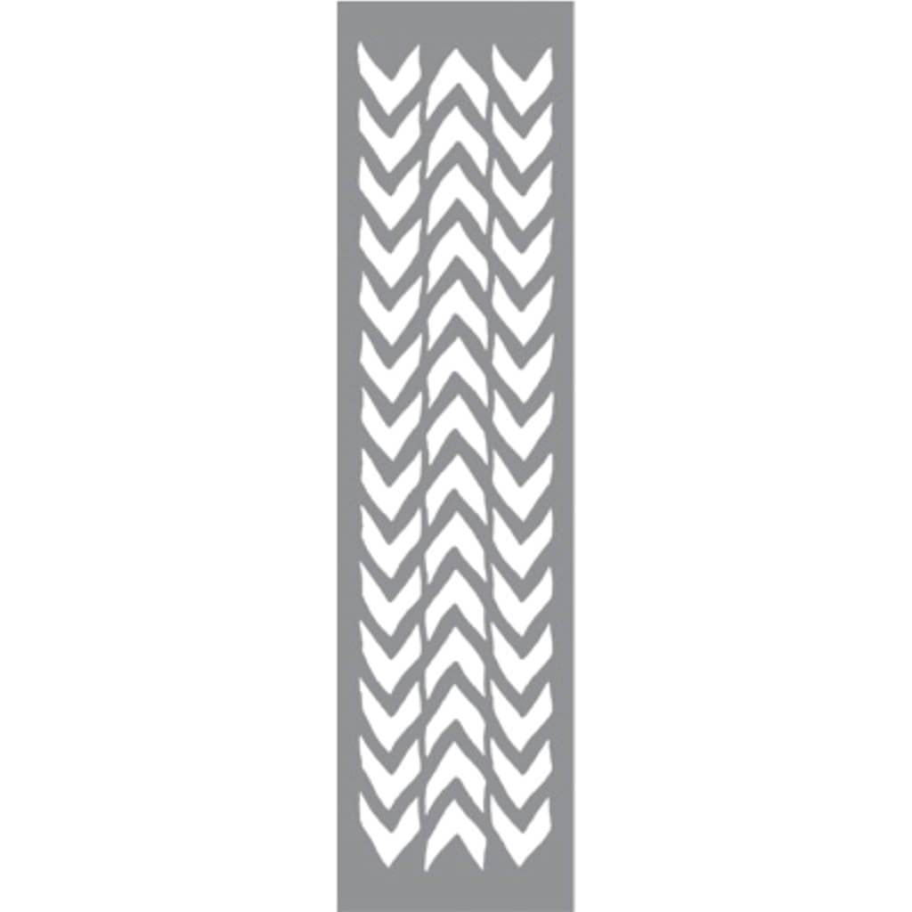 Andy Skinner Stencil Burning Rubber 12in x 3in