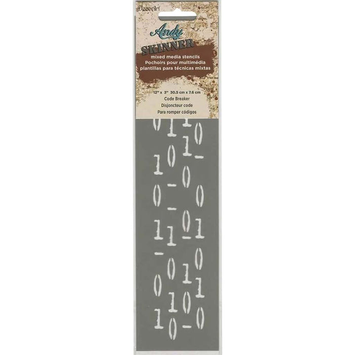 Andy Skinner Stencil Code Breaker 12in x 3in