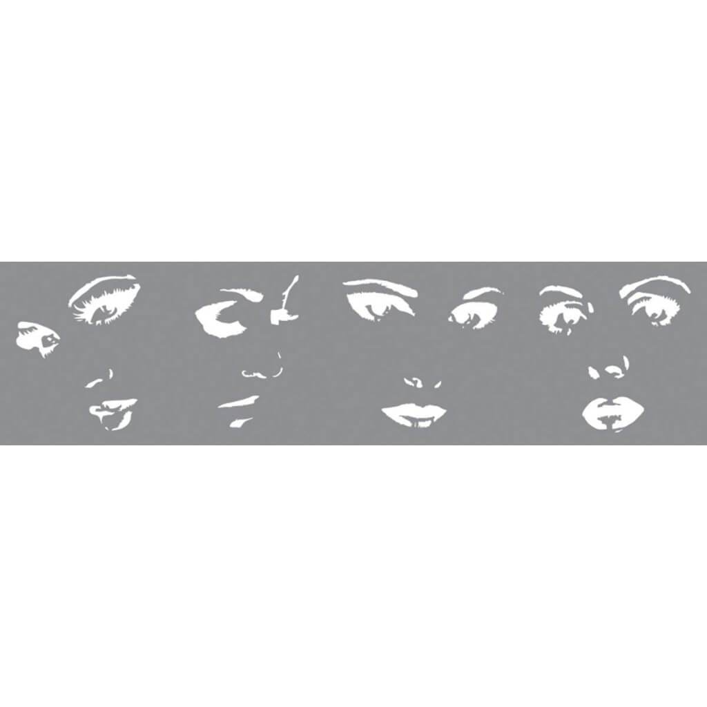 ANDY SKINNER STENCIL STRIKE THE POSE 12IN X 3IN