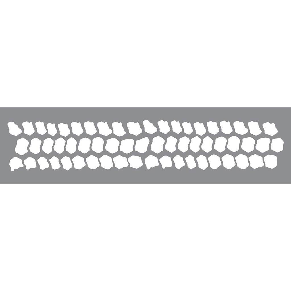 ANDY SKINNER STENCIL TREAD CAREFULLY 12IN X 3IN