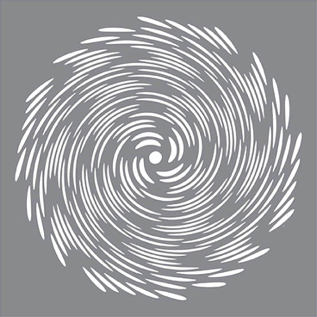 Andy Skinner Stencil Tornado 8in x 8in