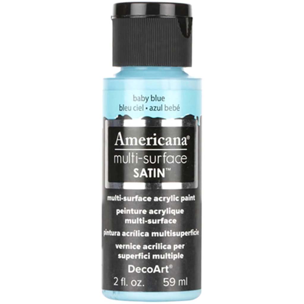 Americana Multi Surface Satin Acrylic Paint 2oz Sky Blue