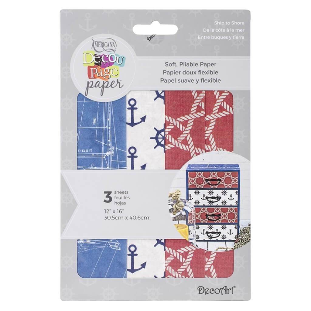 DECOU PAGE PAPER GOLD BASICS 12IN X 16IN
