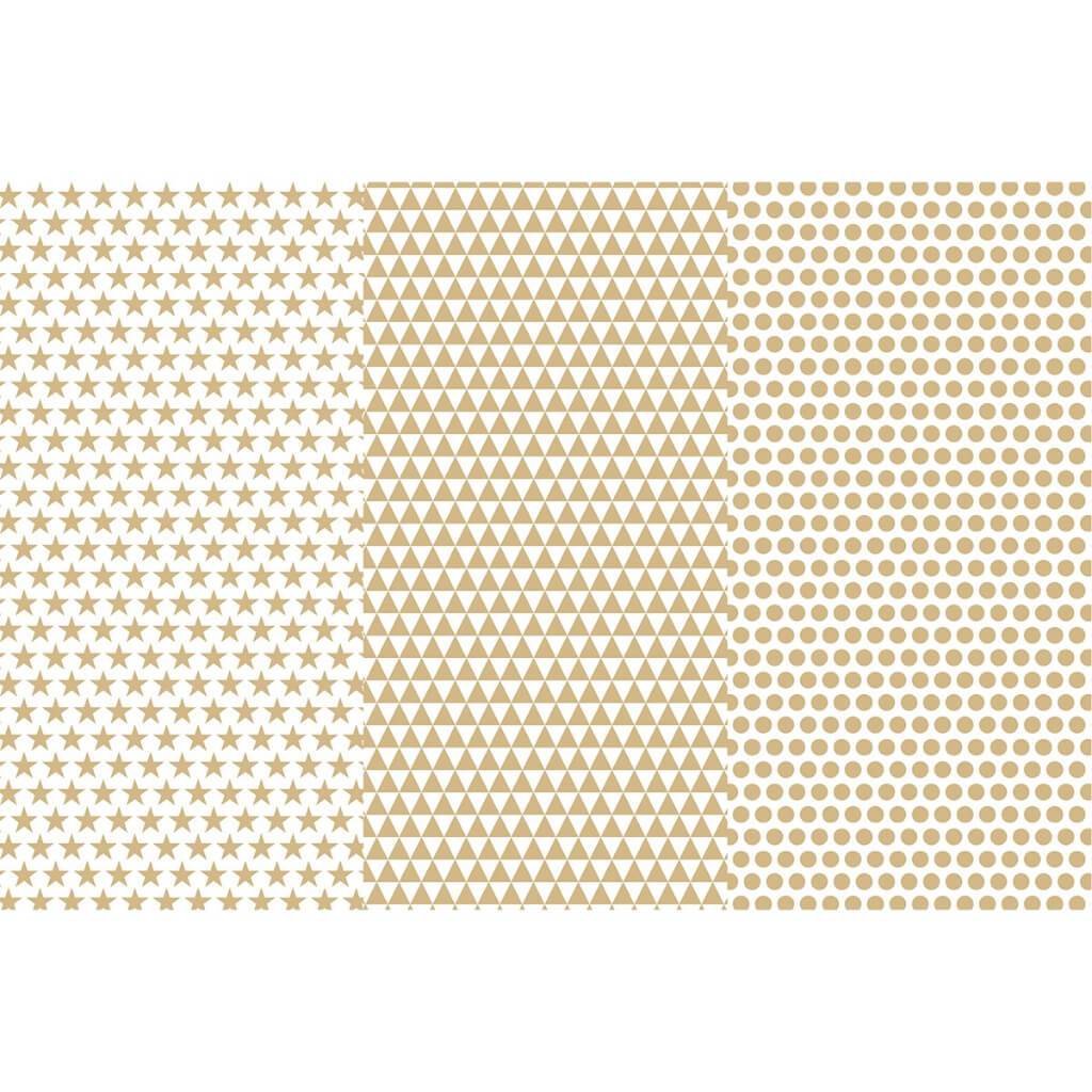 DECOU PAGE PAPER GOLD BASICS 12IN X 16IN