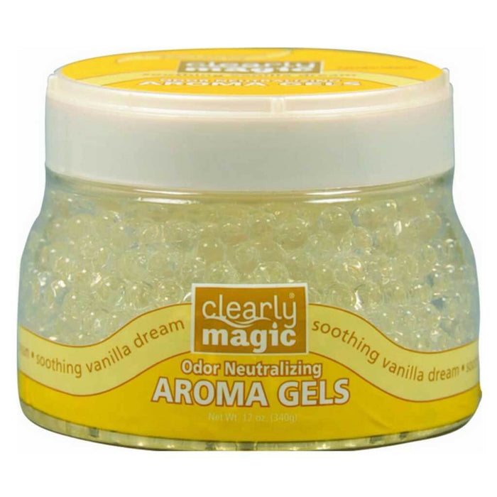 CLEARLY MAGIC ODOR GEL BEADS SOOTHING VANILA DREAM 