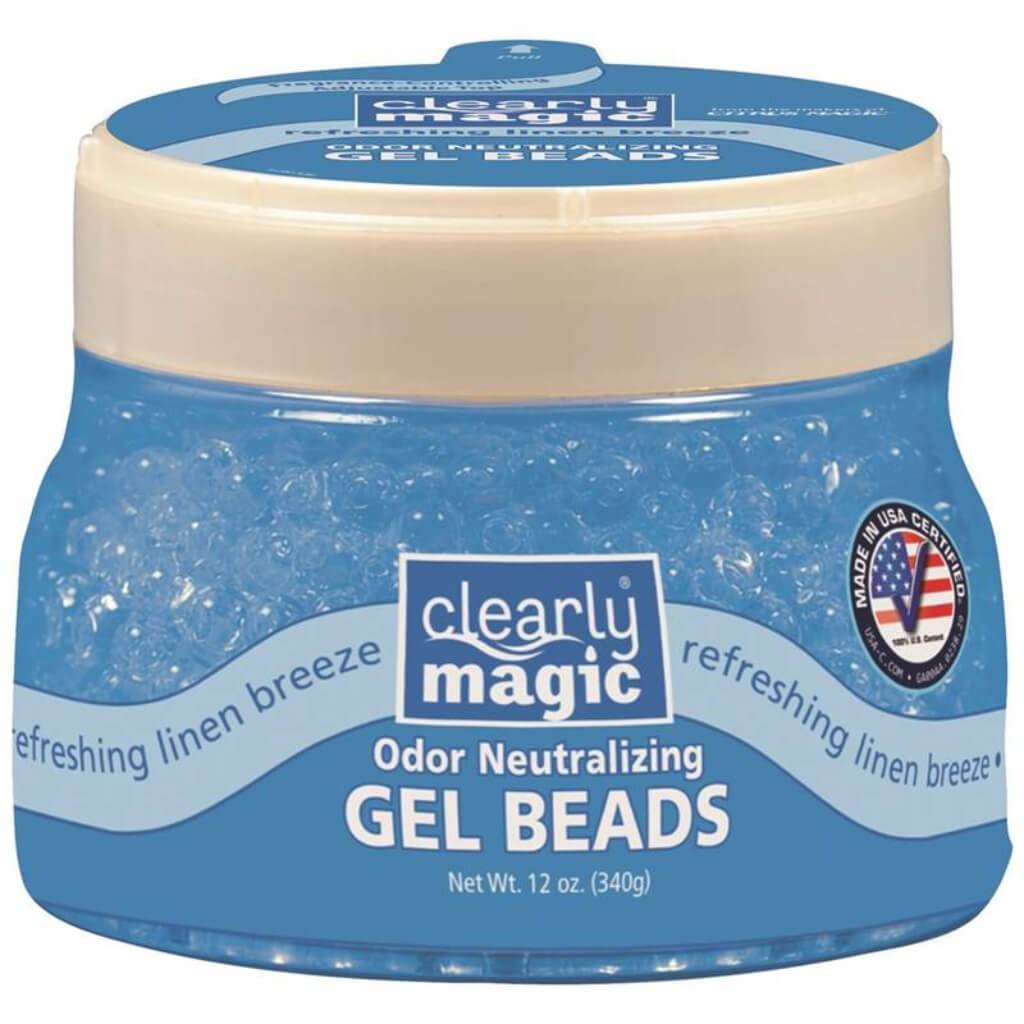 CLEARLY MAGIC ODOR GEL BEADS REFRESHING LINEN BREEZE 