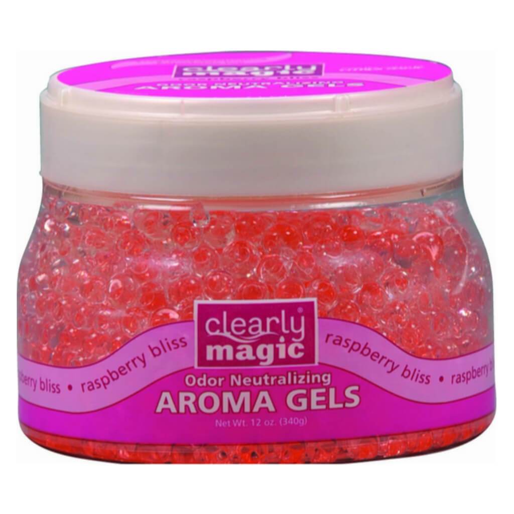 CLEARLY MAGIC ODOR GEL BEADS RASPBERRY BLISS 