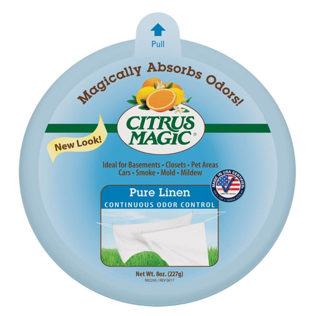 Citrus Magic Solid Air Freshener 8oz Pure Linen 