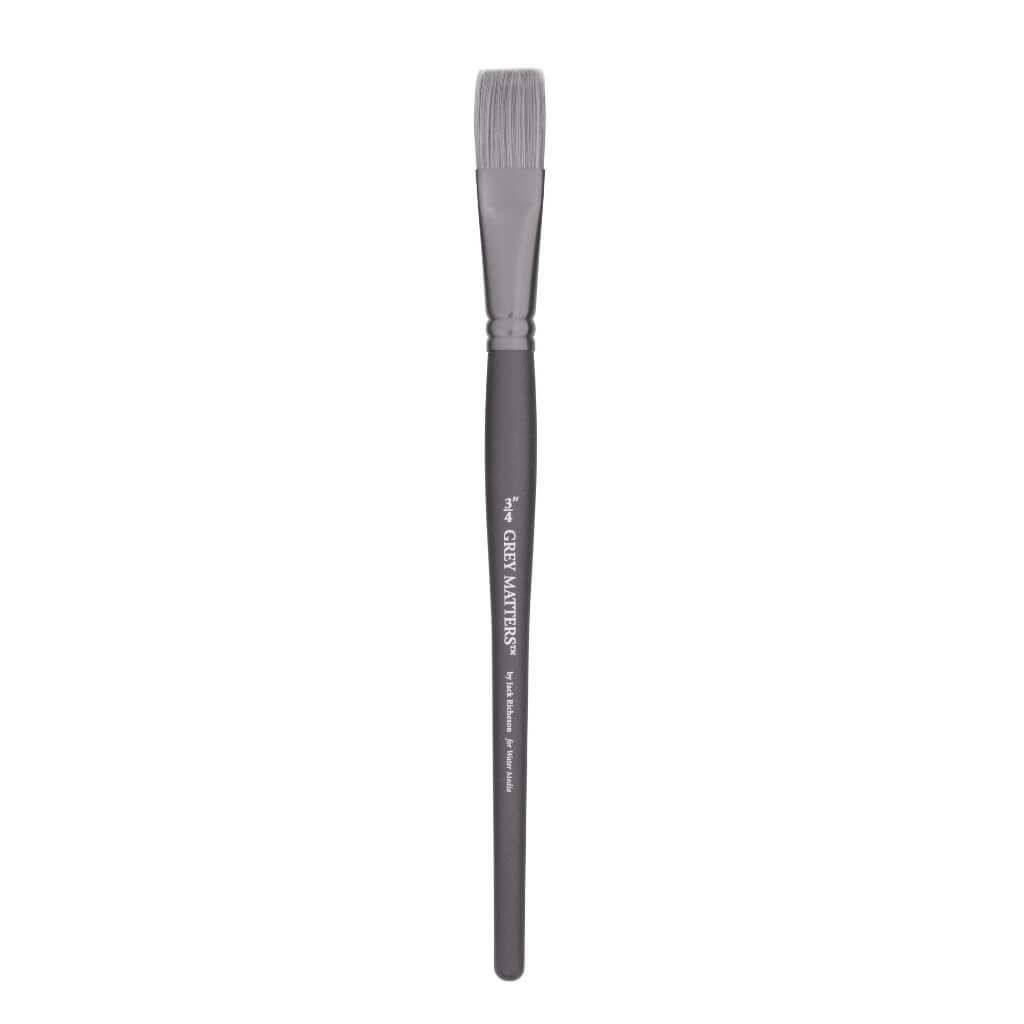 Gray Matters Synthetic Water Media Brush Flat