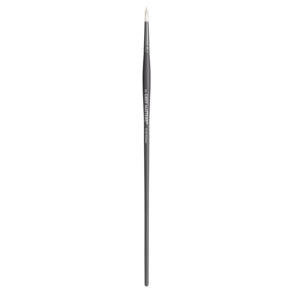 Gray Matters Interlock Bristle Round Series Long Handle