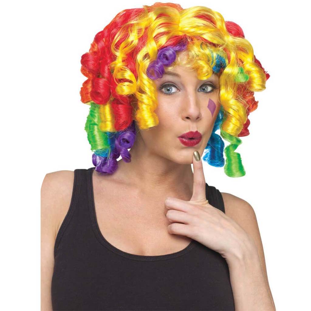 Clown Wig Color Curlz 