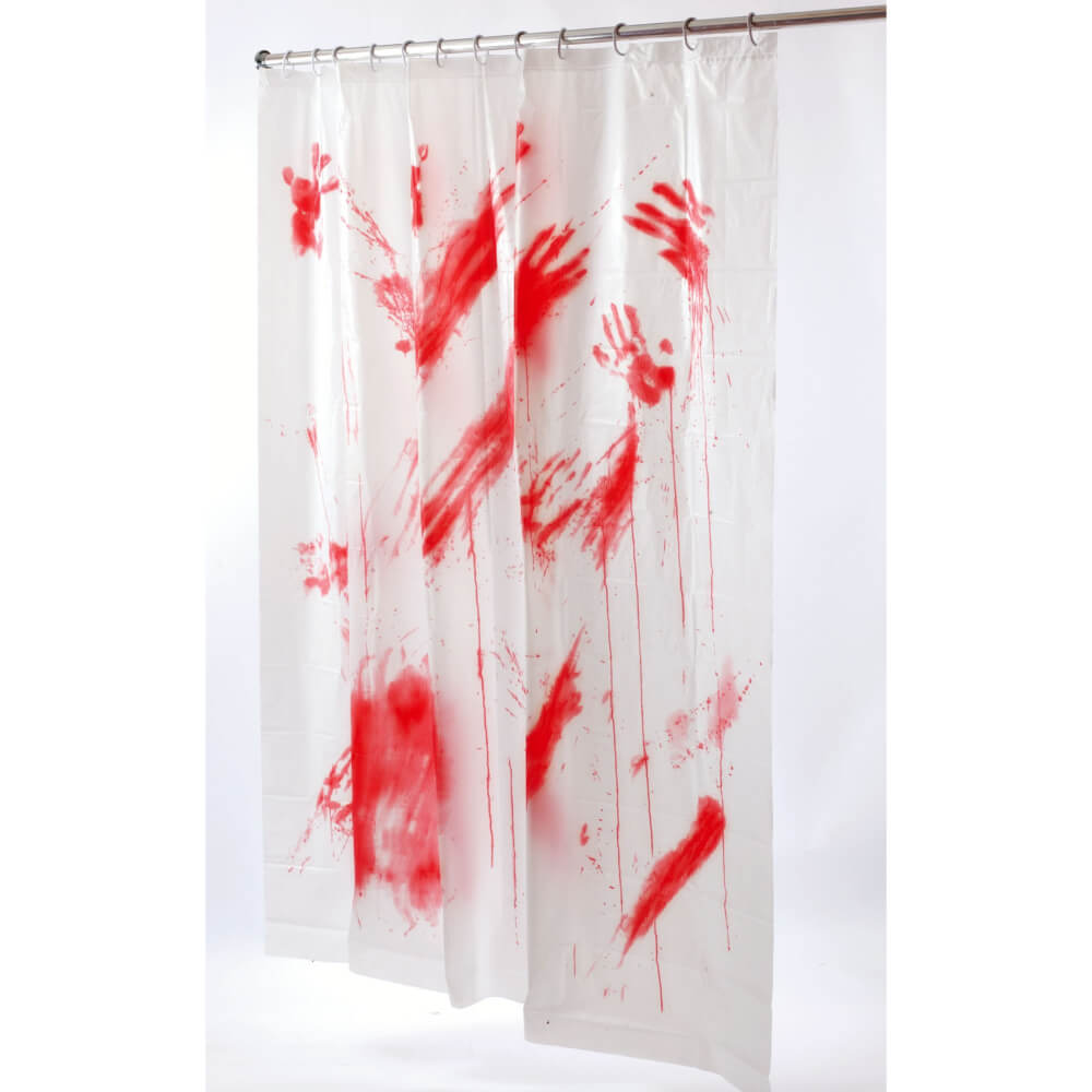 Bloody Shower Curtain 