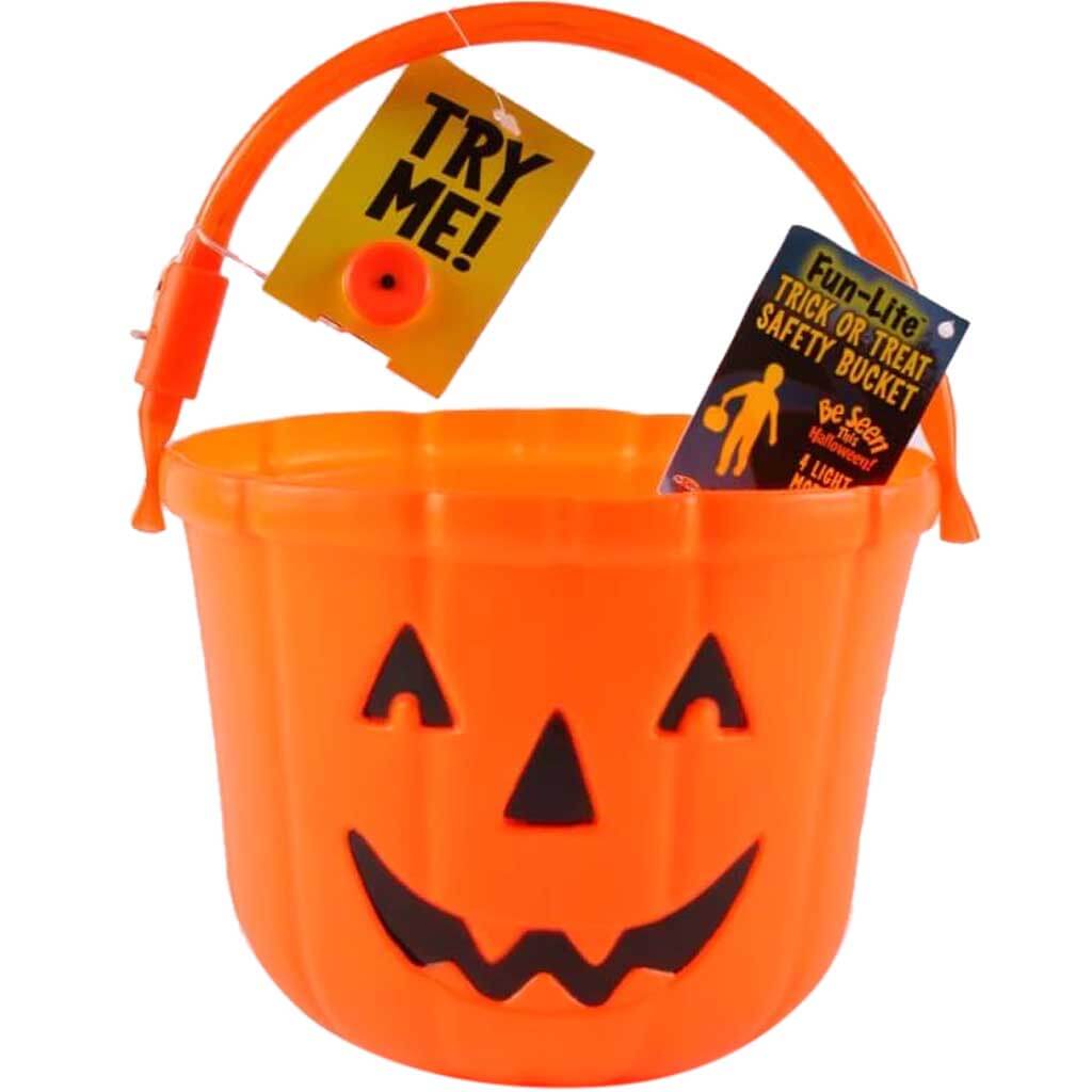 Light-Up Treat Buckets Orange 