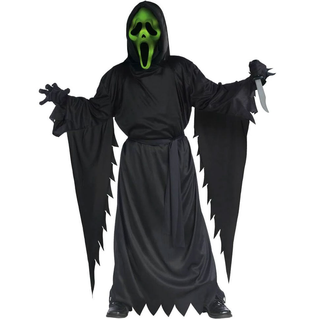 Light Up Ghost Face Costume 