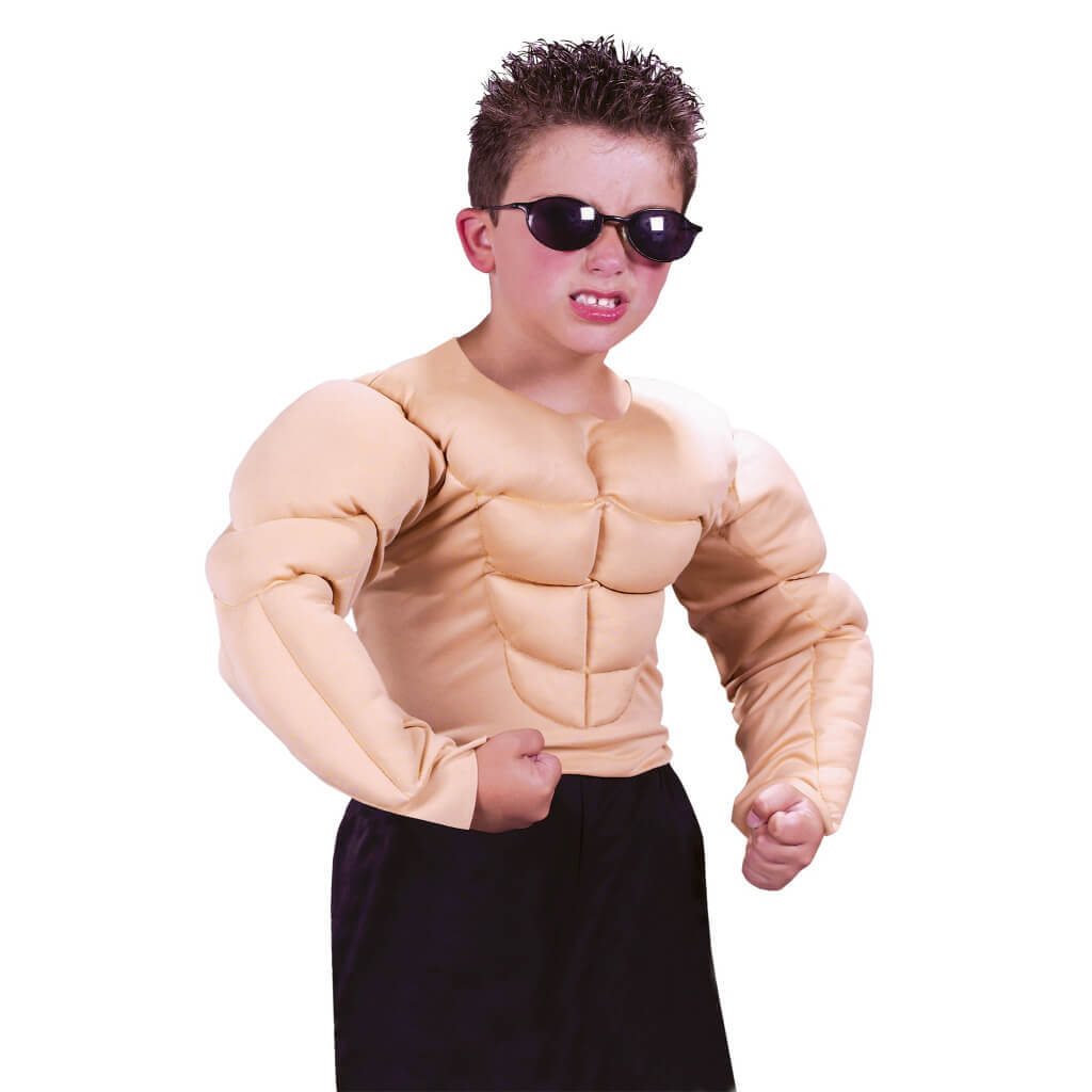 Kids Muscle Shirt Costume 