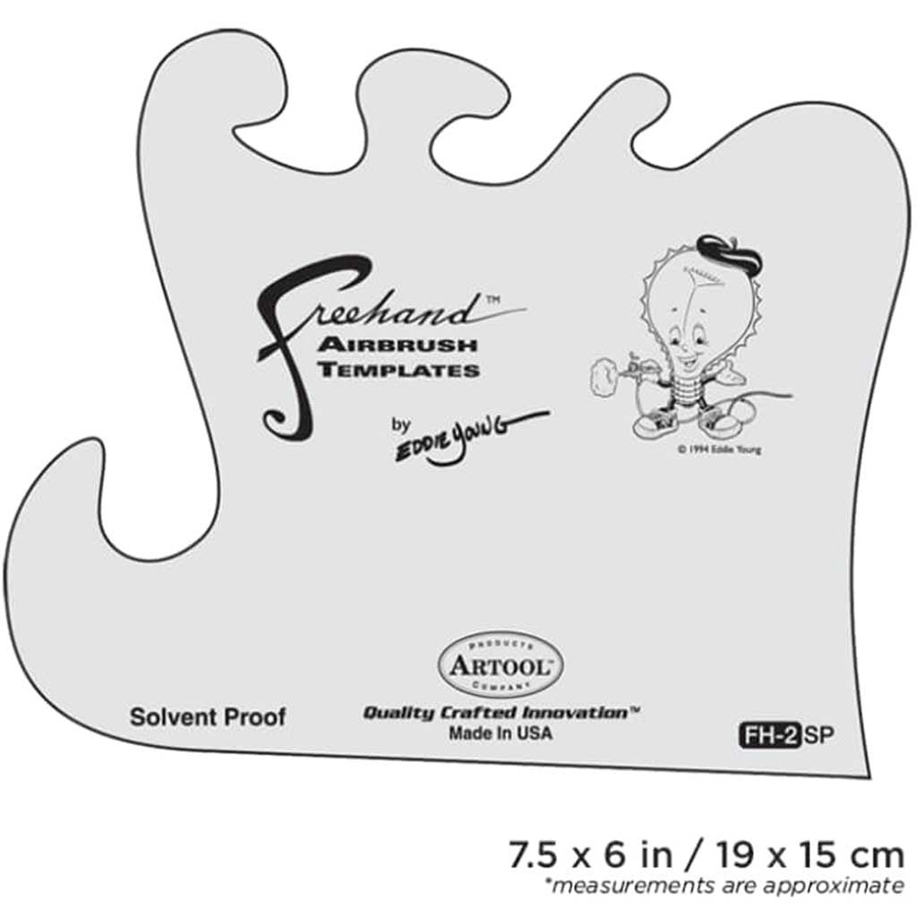 Artool Freehand Essential Seven Airbrush Template 2