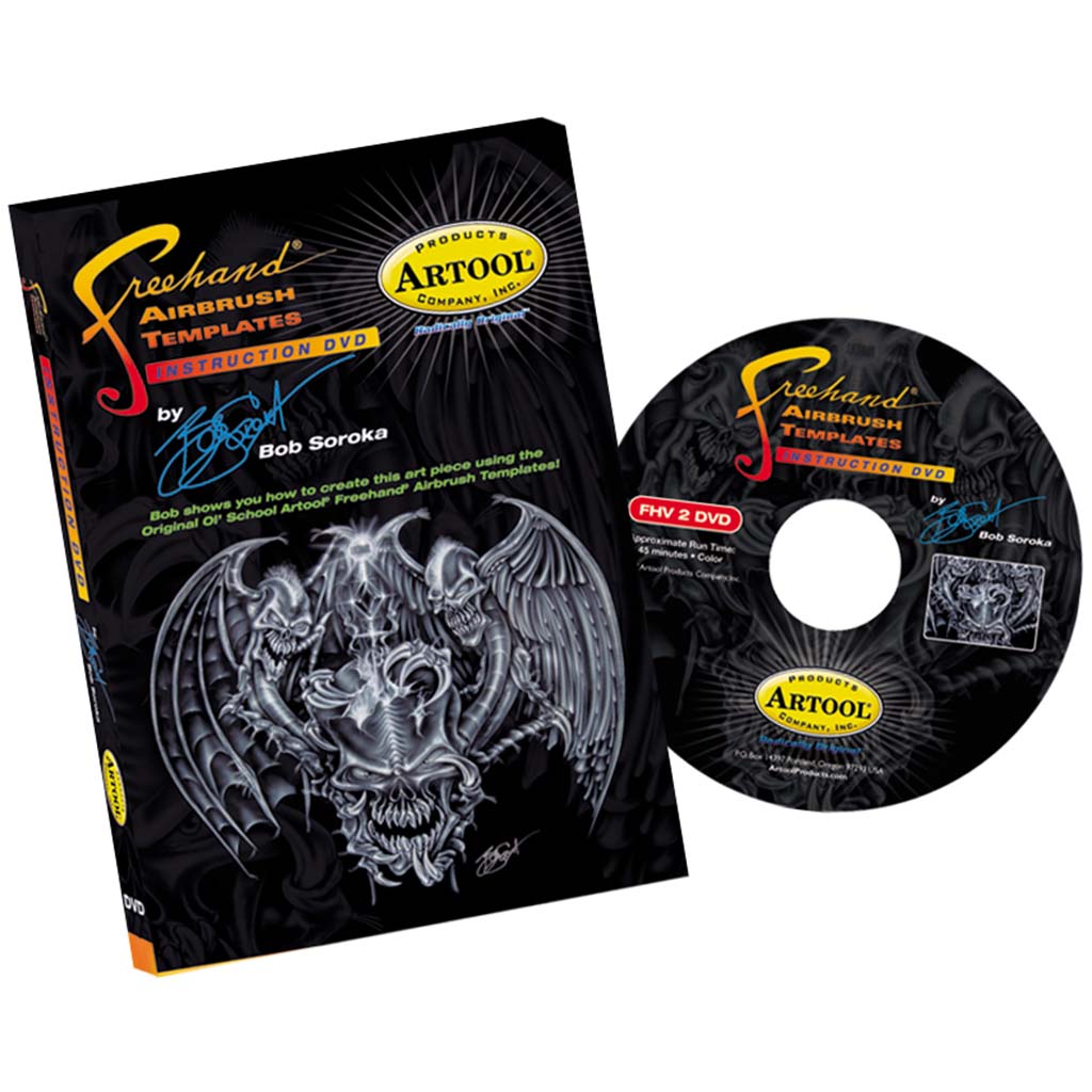 Artool Freehand Airbrush Templates Dvd By Bob Soroka