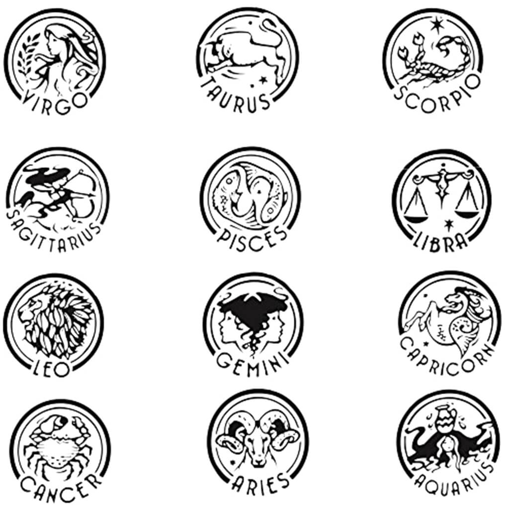 Temporary Tattoo Zodiac