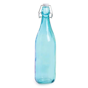 Glass Decanter with Lid Colored Glass