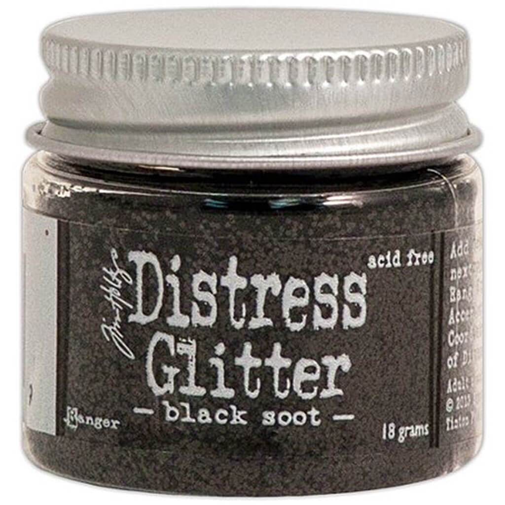 Distress Glitter Black Soot 18g