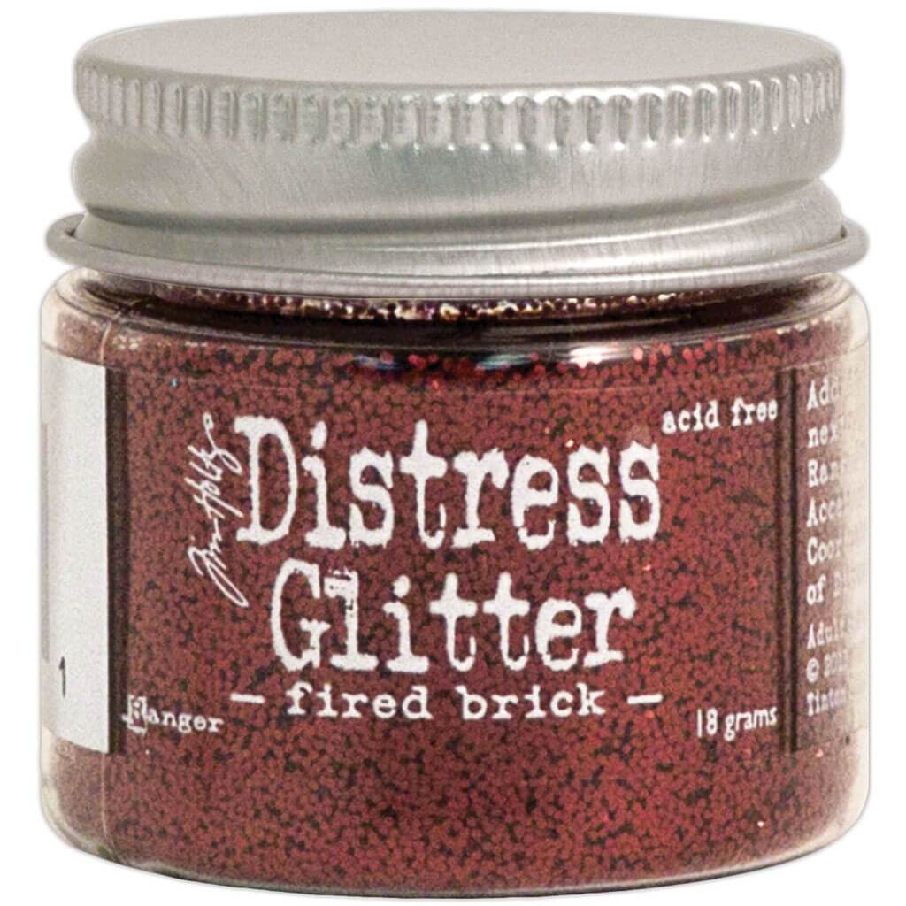 Distress Glitter Fired Brick 18g