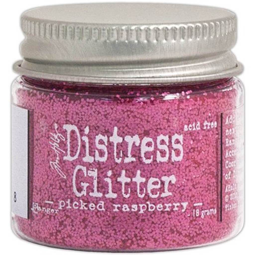 Distress Glitter Picked Raspberry 18g