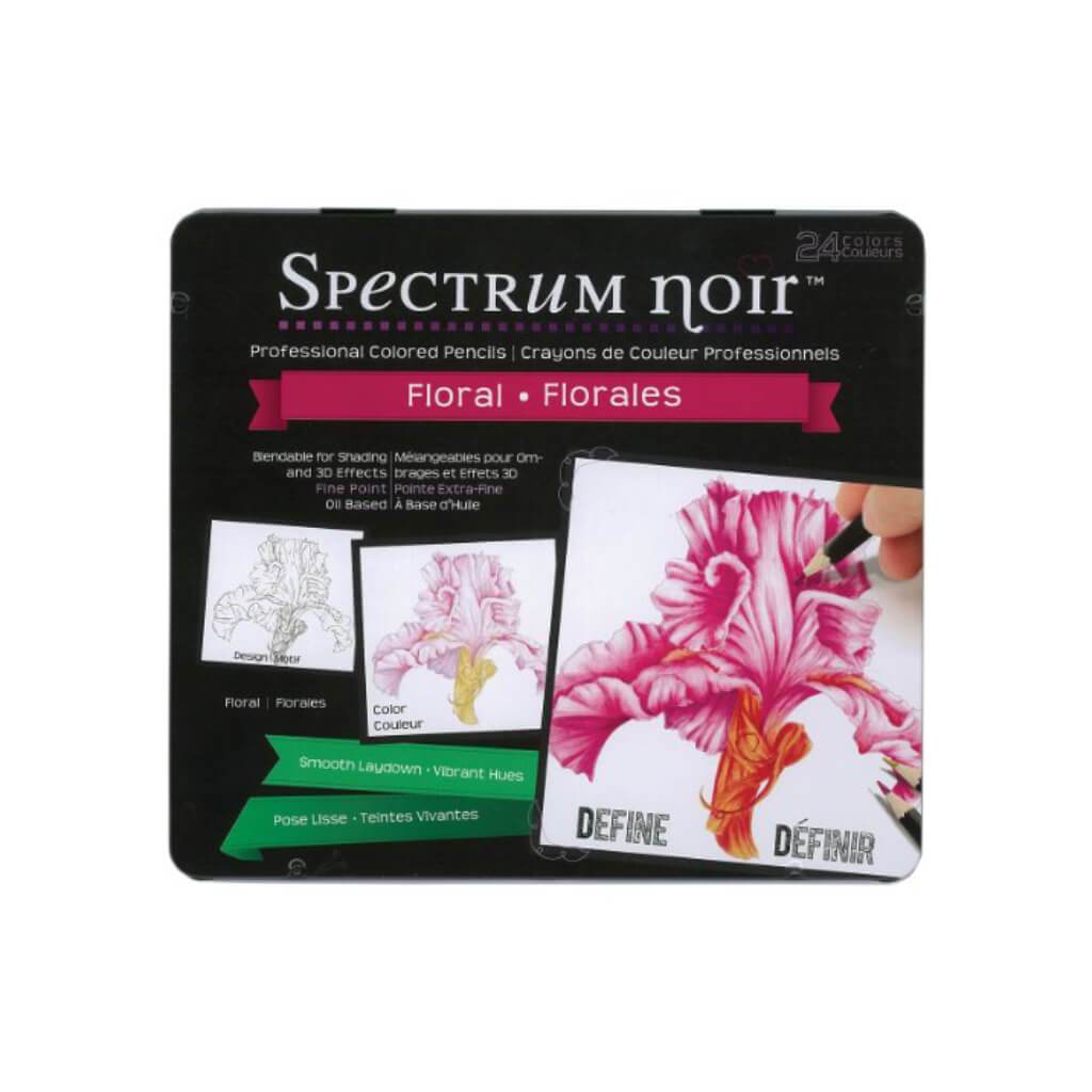Spectrum Noir 24 Pencil Set Floral 