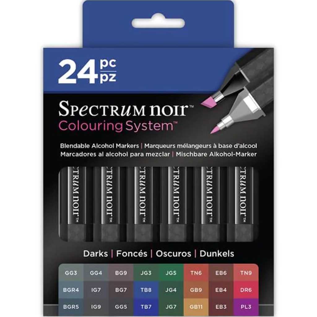 Spectrum Noir 24 Pen Set Darks 