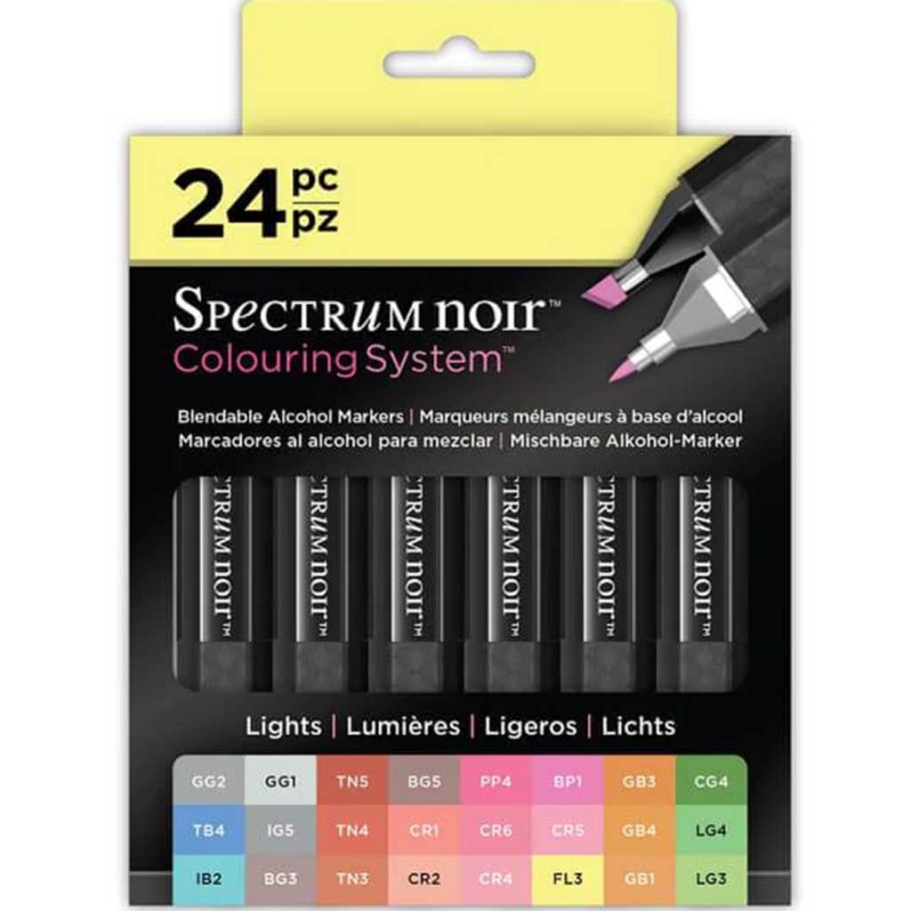 Spectrum Noir 24 Pen Set Lights 