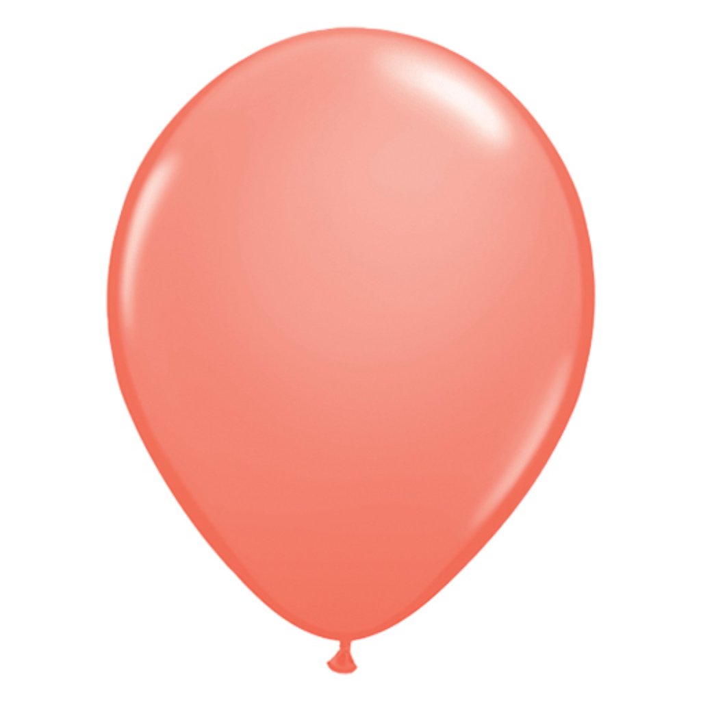 Standard Latex Balloons 11in Coral 