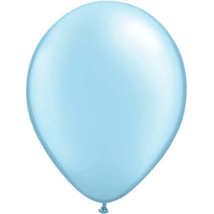Latex Balloon Light Blue Pearlized 11in 