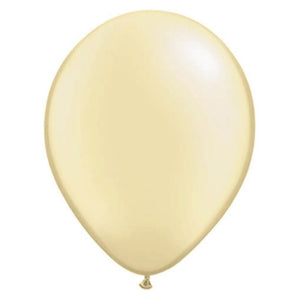 Latex Balloon Pearlized Ivory Silk 11in