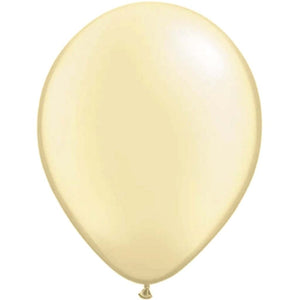 Latex Balloon Pearlized Ivory Silk 11in 