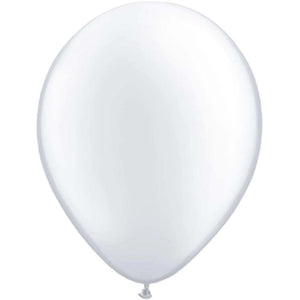 Latex Balloon White Pearlized 11in 