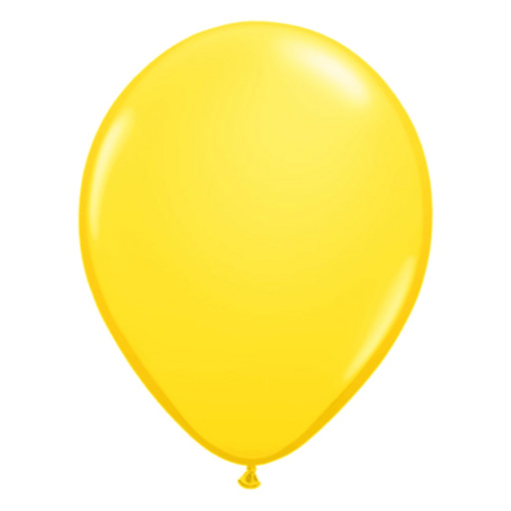 Latex Balloon Yellow 11in 
