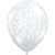 Latex Balloon Damask Around Diamond Clear 11in 