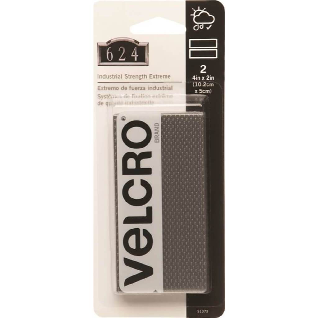 Velcro Extreme Industrial Strength Hook And Loop Fasteners Pack of 2