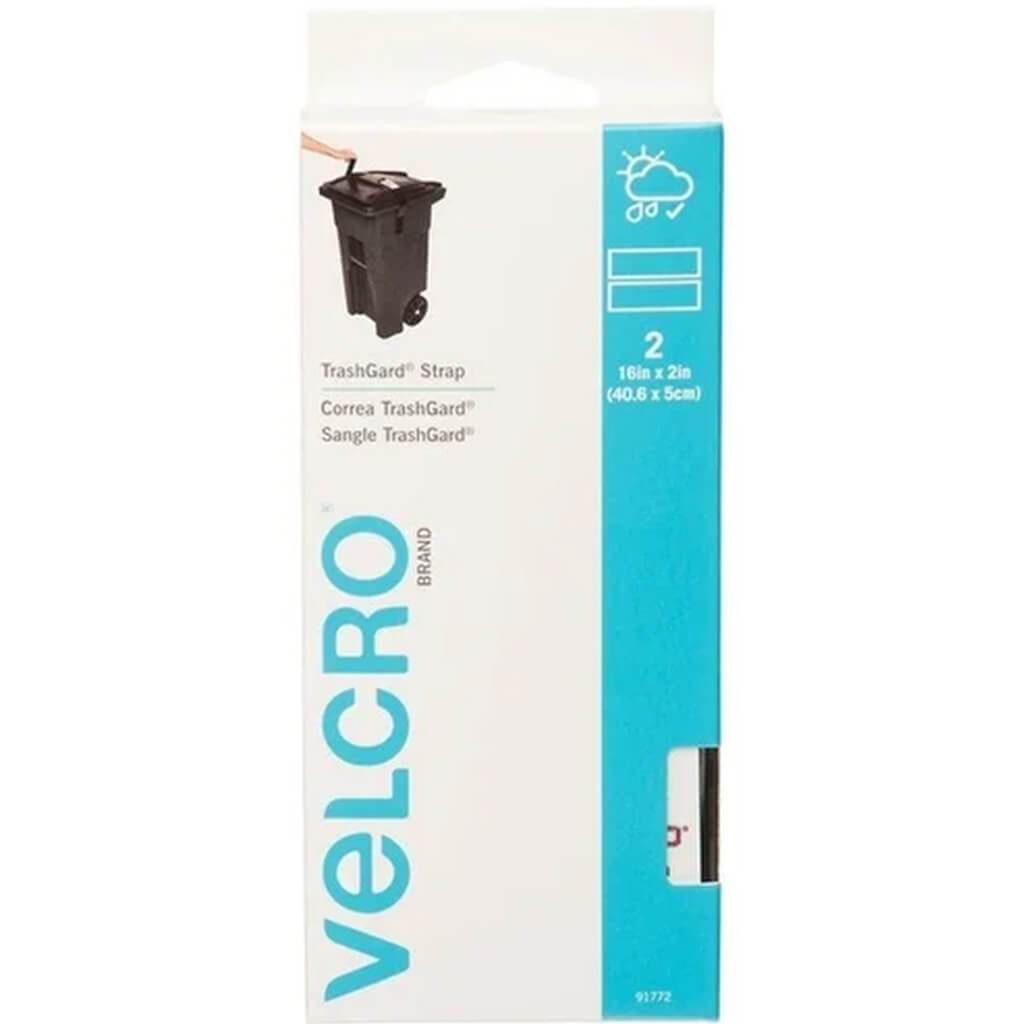 Velcro Brand Trashgard Strap 16in x 2in 2pcs