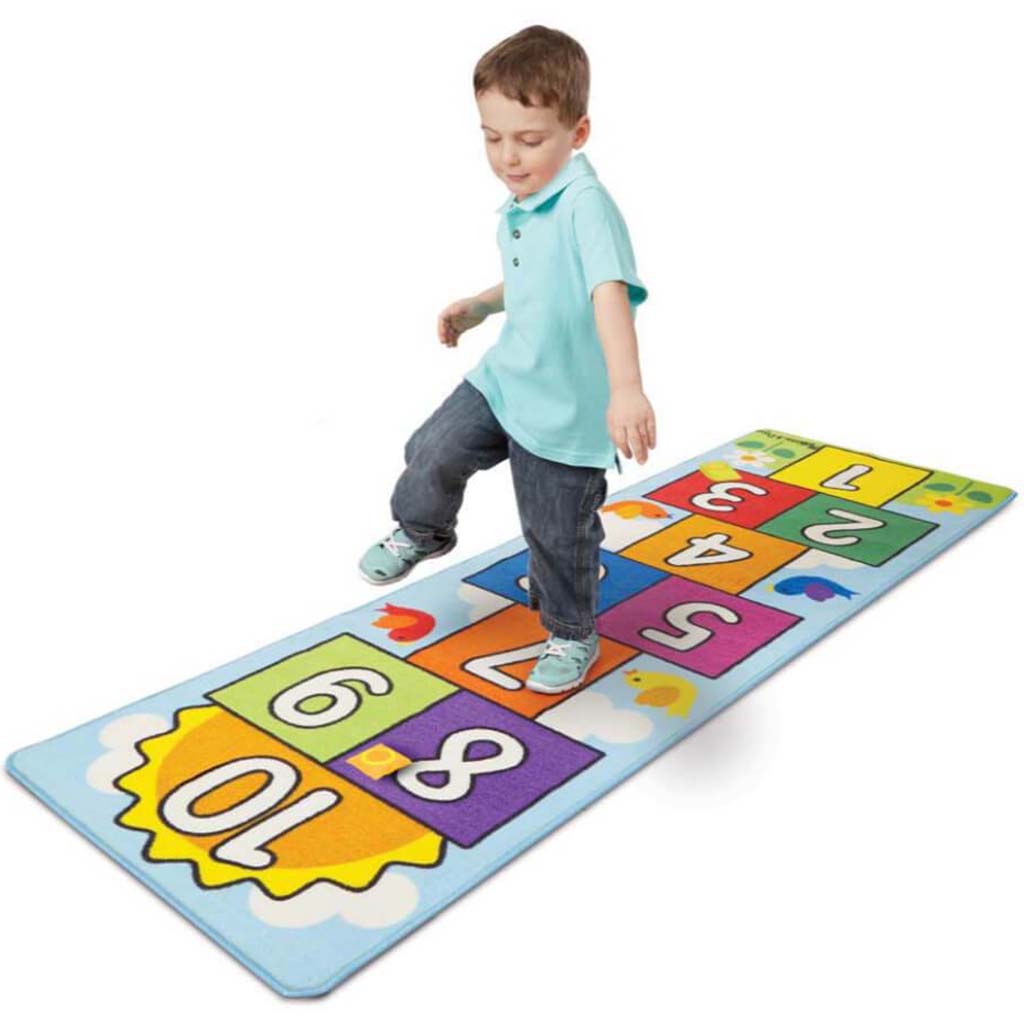 Hop &amp; Count Hopscotch Rug 