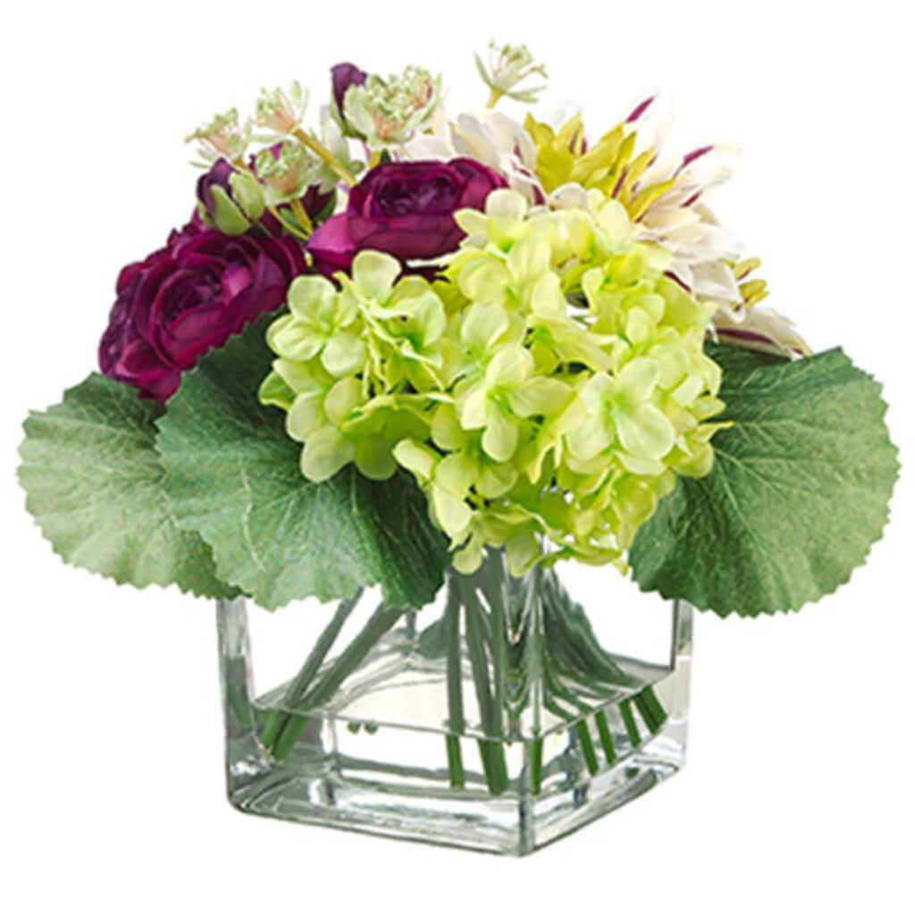 DAHLIA/RANUNCULUS(P) 10H9W11"L 