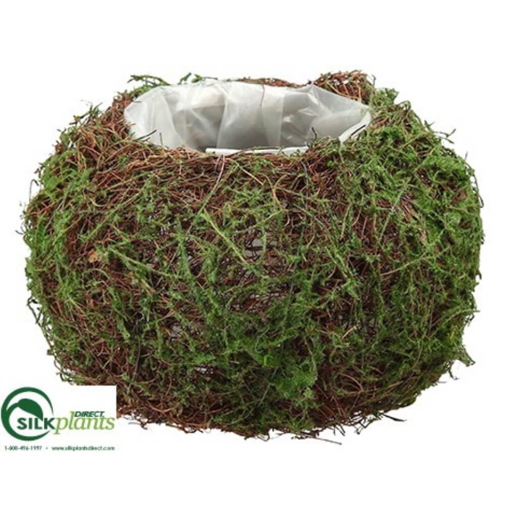 MOSS/TWIG CONTAINER 5.75"HX9"D 