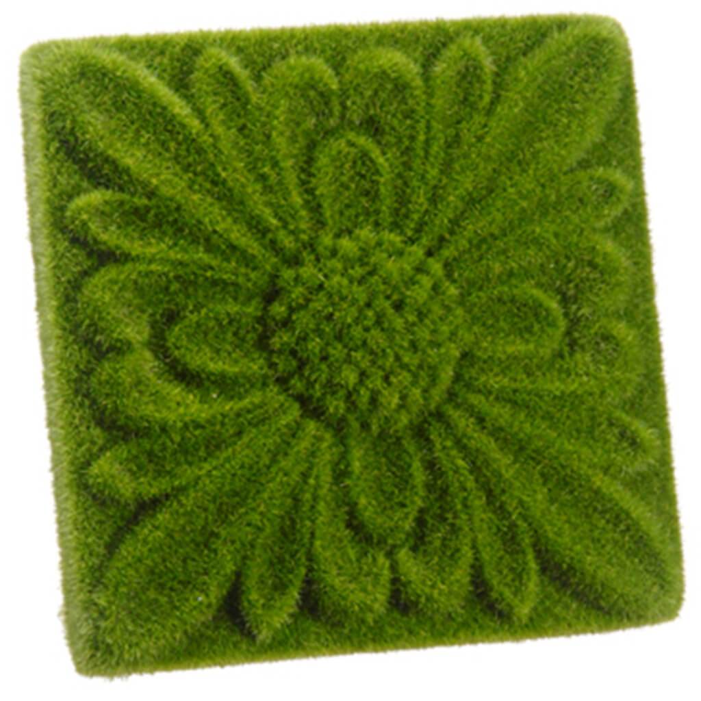 8.5&quot;Wx8.5&quot;L Moss Tile Green 