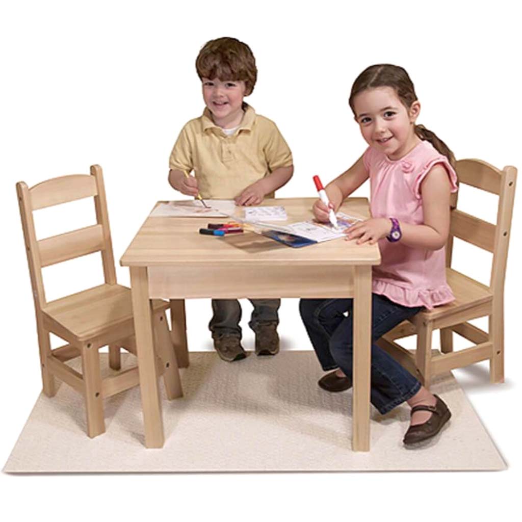 Wooden Table &amp; Chairs Set 