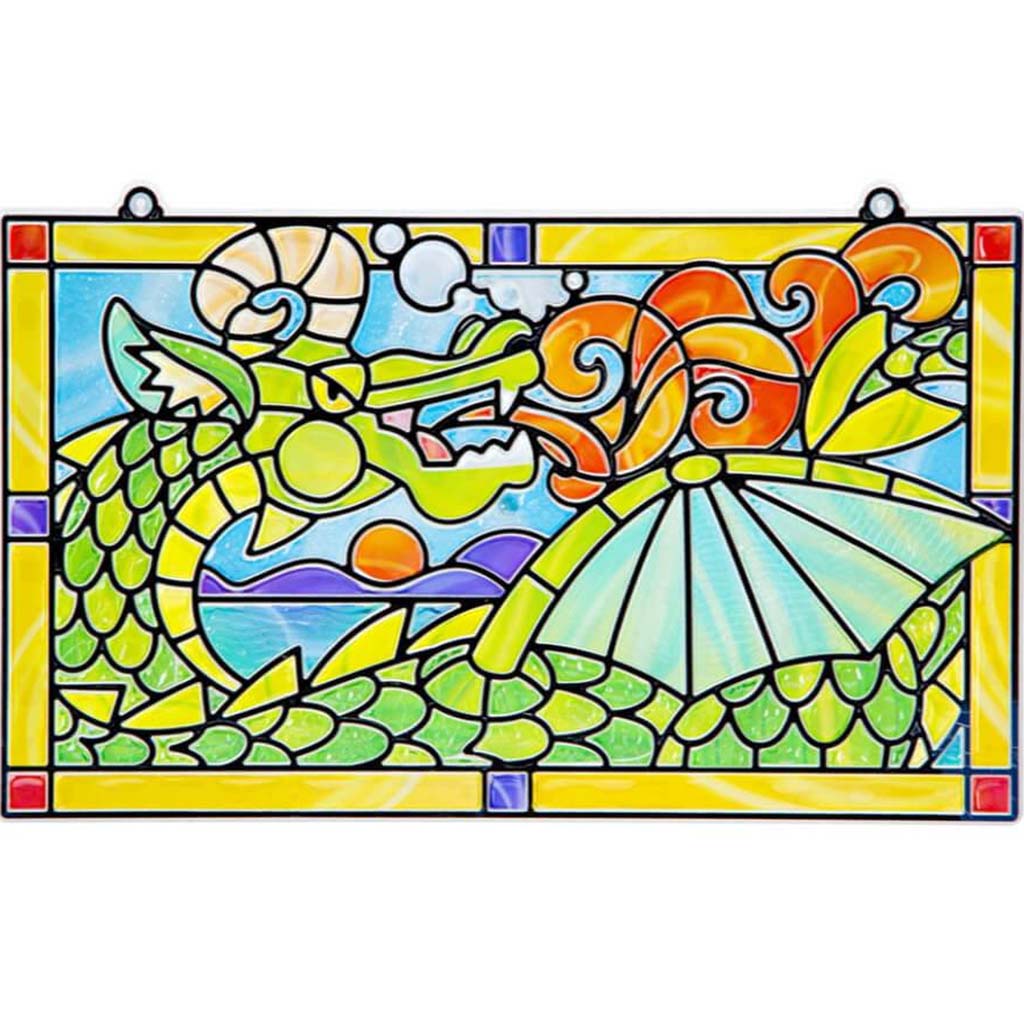 Stained Glass - Dragon 