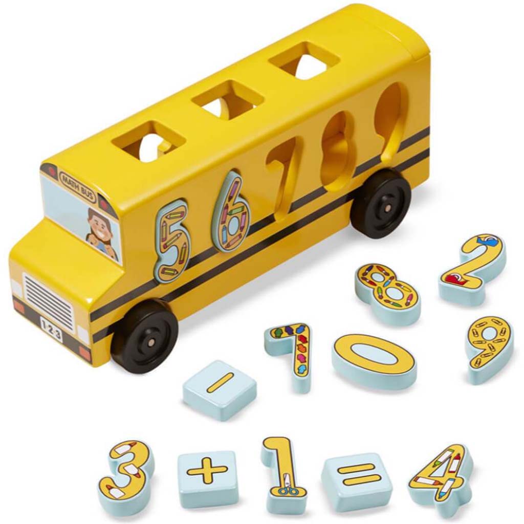 Number Matching Math Bus 