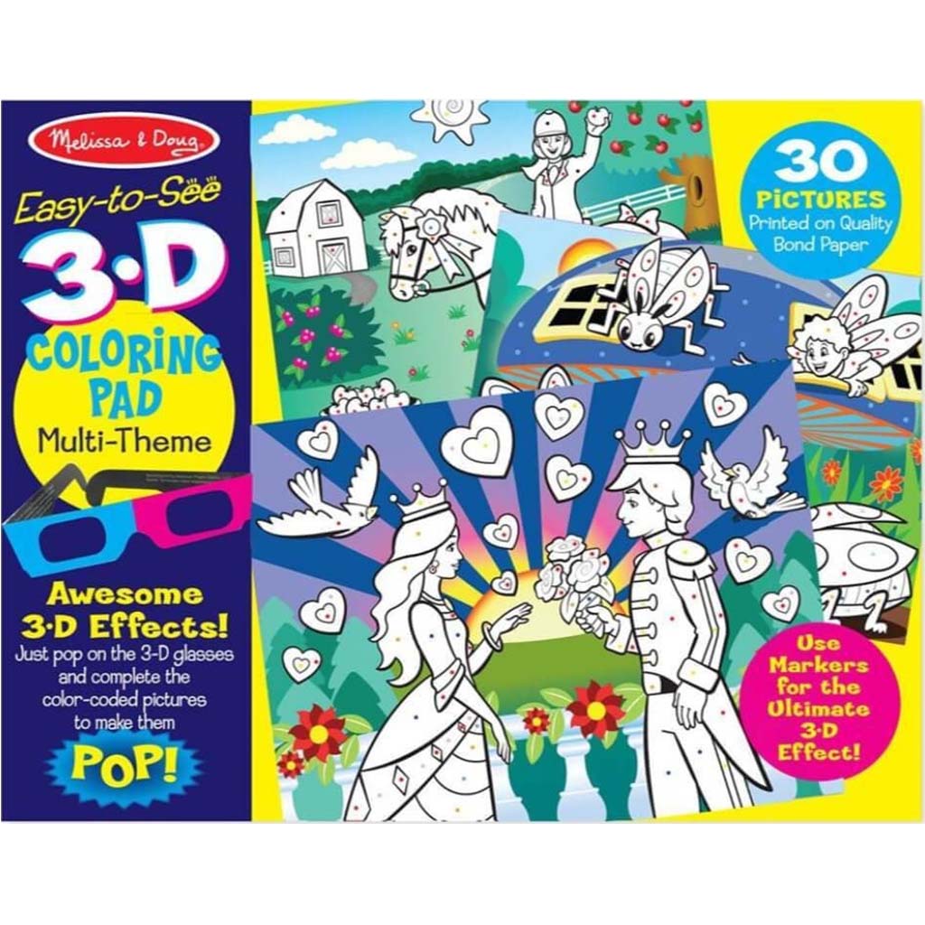 3d Coloring Book - Girl 