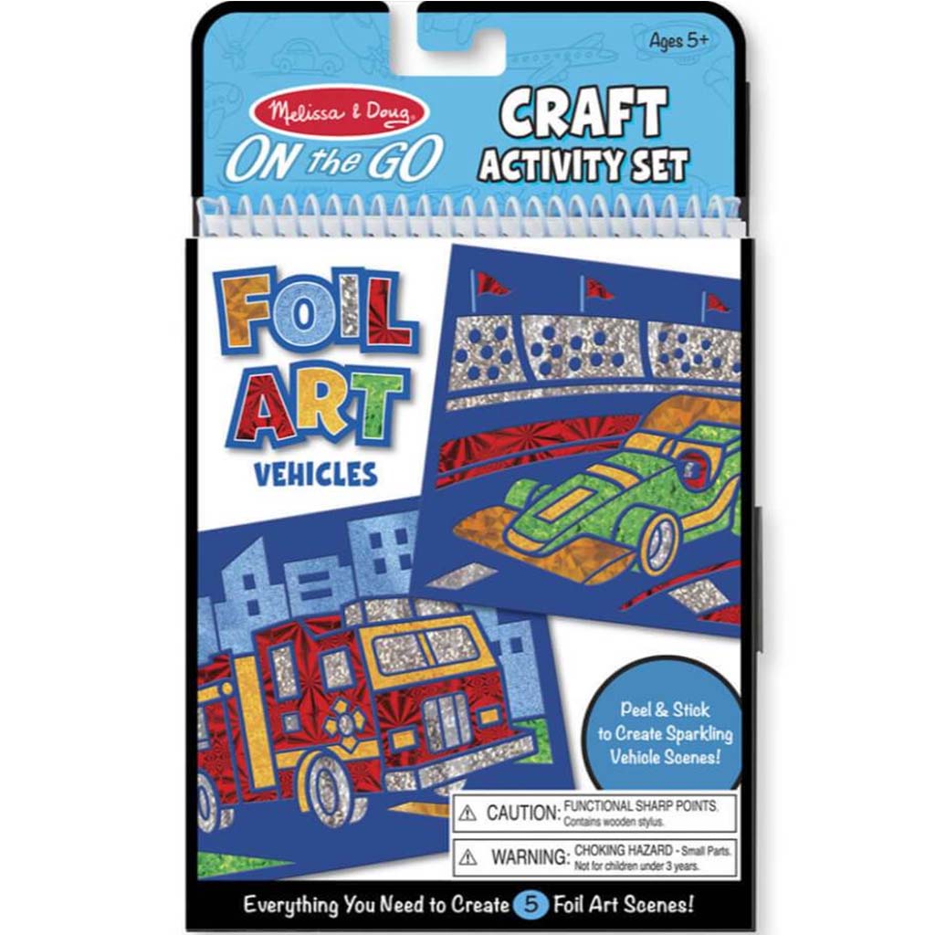 On-The-Go Crafts Foil Art Vehicles 