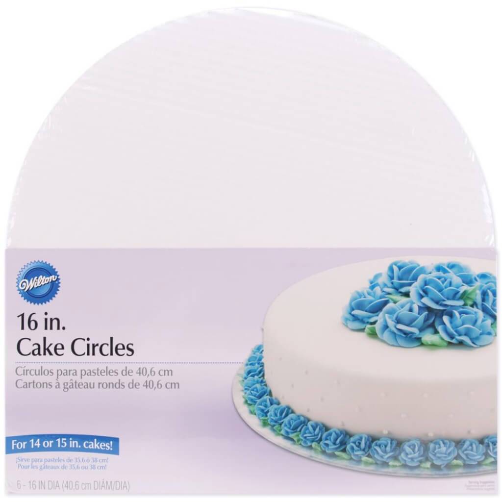 Cake Circles 16in 6/Pkg