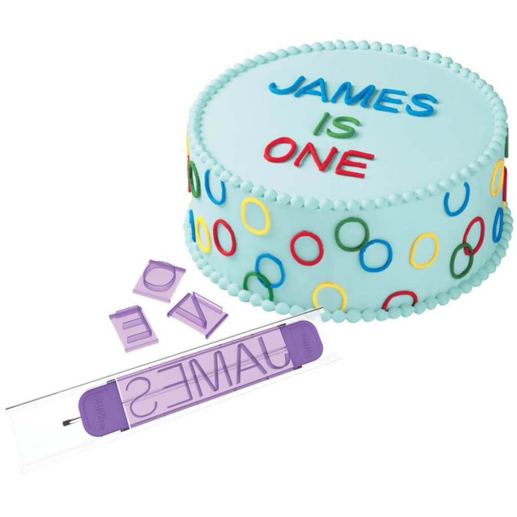 Press Set Alphabet &amp; Numerals