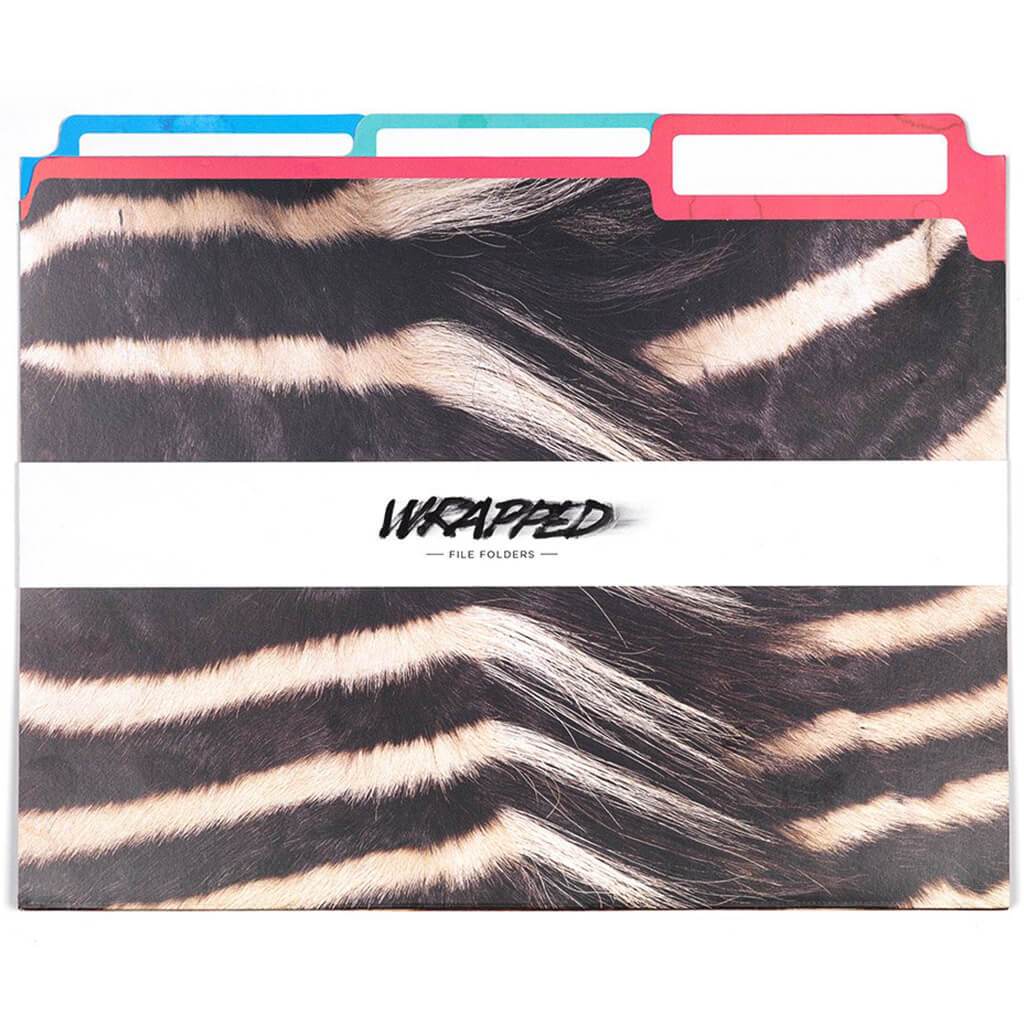 Animal Print File Folders